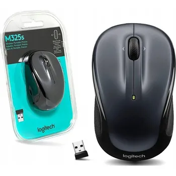 Myš Bezdrátová myš Logitech M325s, černá, kompaktní, 1000 DPI