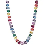 Brosway Luxusní náhrdelník s barevnými kubickými zirkony Fancy Joyful Rainbow FJR01 + 2 měsíce na vrácení zboží