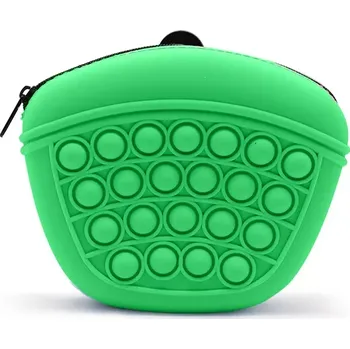 Miska pro psa Silikonová taštička na pamlsky pro psa zelená (SKPZ)