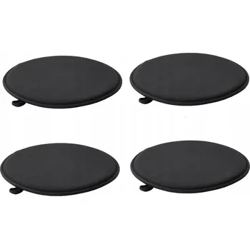 Polštář IKEA ÄNGSFRÄKEN Polštář na židli/stoličku, černá, 36 cm