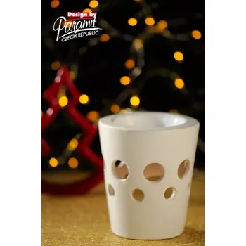 Aroma lampa Aromalampa porcelánová - bílá (Aromalampička na vonný olejíček )