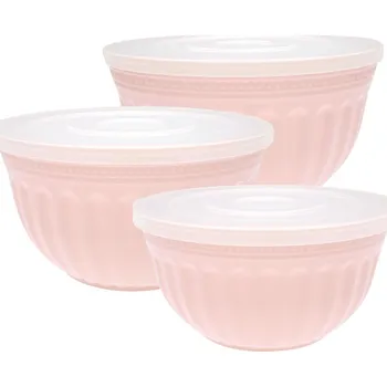 Dóza na potraviny GREEN GATE Úložné kuchyňské dózy Alice Pale Pink – set 3 ks