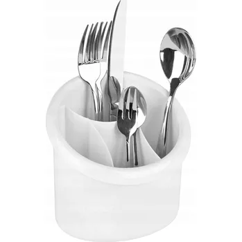 Odkapávač na nádobí Odkapávač na příbory bílý sušák na příbory