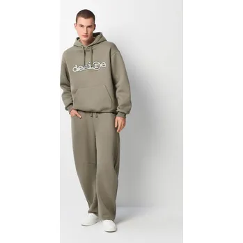 Tepláky s širokými nohavicemi - S - House - khaki - 247HF-87X