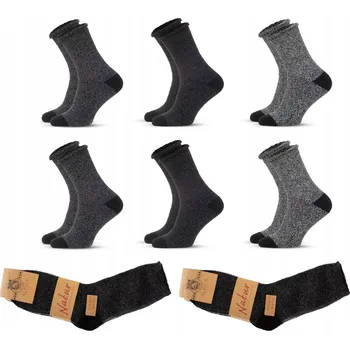 Pánské ponožky Ponožky vícebarevné 95% alpaka 44-47, sada 6 párů