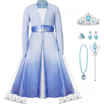 Karnevalový kostým Kostým Elsa Ledové Království grillowanie_shop vel. 130-140