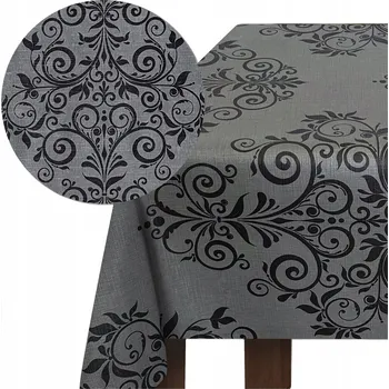 ubrus Voskovaný ubrus Łóżkoholicy šedý, odolný proti skvrnám, obdélníkový 140x200 cm