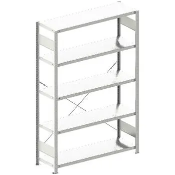 regál META zásuvný základní regál 2000 x 1000 x 500 mm 5 polic 150 kg