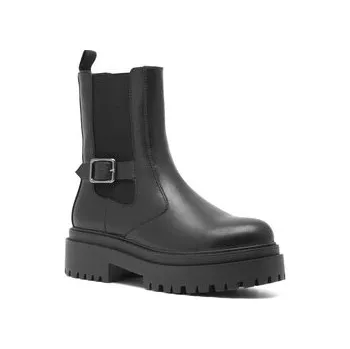 Dámská obuv Jenny Fairy Polokozačky SILJE WS5196-04 Černá 41