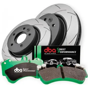 Brzda na kolo DBA Brzdový Kit Street Series T2 s drážkami & Street Performance Brzdový destičky DBA650S-1170SP