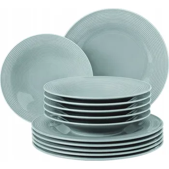 Talíř Porcelánový jídelní servis BEAT pro 6 osob