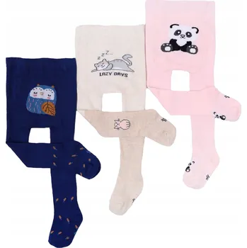 Punčocháče bavlněné v balení 3 ks 92-98 YOCLUB