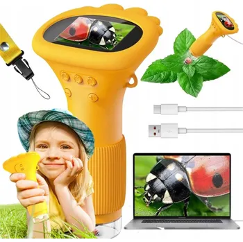 KAPESNÍ DIGITÁLNÍ MIKROSKOP S VYSOKÝM ROZLIŠENÍM A DISPLEJEM 1000X