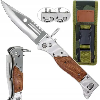 Pracovní nůž Nůž Skládací Lovecký Pružinový Survivalový Taktický Bajonet AK 47 27cm