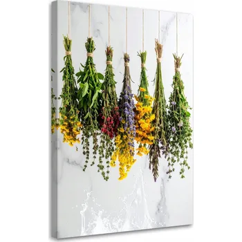 Obraz Obraz do kuchyně jídelny, Visící suché bylinky rostliny 80x120