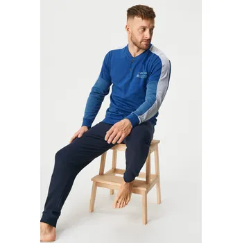 Dámské pyžamo Bavlněné pyžamo Ogden dlouhé