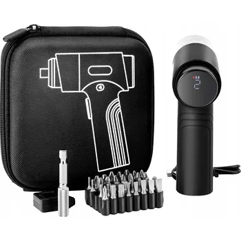 Šroubovák Aku šroubovák 32ks bitů 2500mAh 5Nm s LED osvětlením