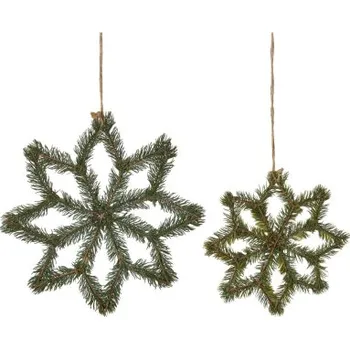 Vánoční dekorace Vánoční dekorace hvězdy Branch - set 2 ks