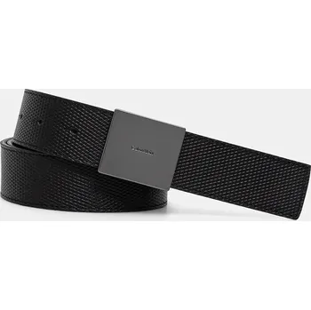 Opasek Kožený pásek Calvin Klein pánský, černá barva, K50K512658 99X, vel. 95