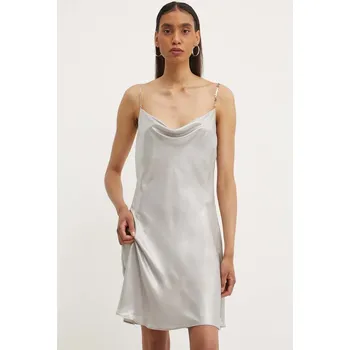 Dámské šaty Šaty Diesel D-MINTY béžová barva, mini, A14385.0QJAR 02X, vel. 36