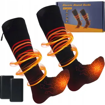 Pánské ponožky VYHŘÍVANÉ PONOŽKY ELEKTRICKÉ ZIMNÍ NÁVLEKY TERMO OHŘÍVAČE 5000MAH