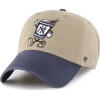 Kšiltovka Bavlněná baseballová čepice 47 brand MLB New York Yankees B.CARCU17GWS.KH zelená 81X, vel. ONE SIZE