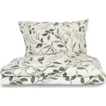 Povlečení flanel 140x200, 70x90 Větvička zelená