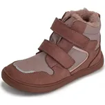 Dívčí zimní barefoot boty DAXI OLD PINK, Protetika, starorůžová - 23