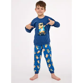 Chlapecké pyžamo Chlapecké pyžamo Cornette Kids Capybara 593/177 velikost 110/116