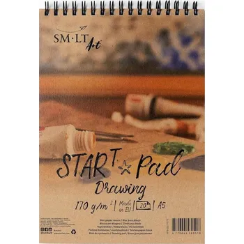 SMLT Blok START Drawing spirálový na kresbu A5, 170 g/m2, 20 listů