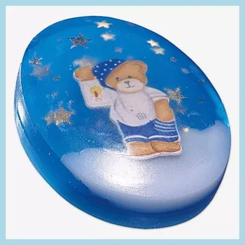 Forma na odlévání Plastová forma Oválné mýdlo (Forma na výrobu mýdel)