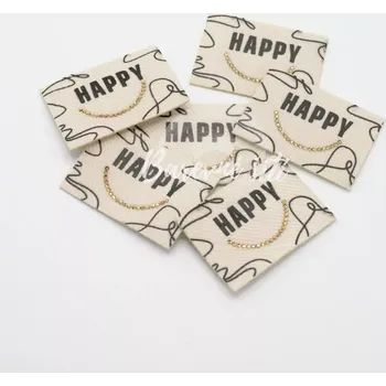 Nášivka Usměv ecru nažehlovací (E) (Nášivky na oblečení)