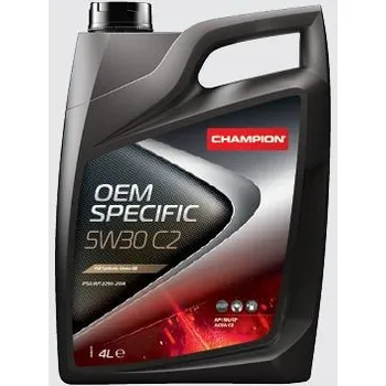Motorový olej CHAMPION LUBRICANTS | Champion OEM Specific 5W‑30 C2 – plně syntetický nízko‑SAPS olej 4l 8209710