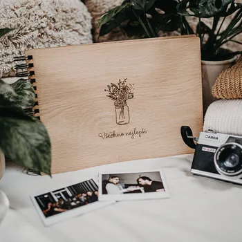 Fotoalbum Dědova dílna Kroužkové fotoalbum Všechno nejlepší Počet a barva papírů: Bílé - 30 listů