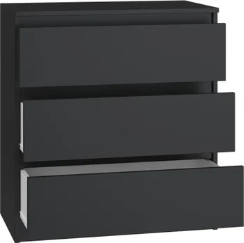 Komoda Komoda TopEshop Malwa M3 70 x 40 x 75 cm černá