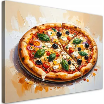 Obraz Obraz do kuchyně restaurace, Pizza Jídlo 60x40