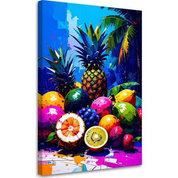 Obraz Obraz do kuchyně jídelny, Barevné Tropické Ovoce 60x90