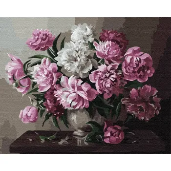 Obraz Obraz k vymalování podle čísel Artnapi Kytice květin 40x50 cm