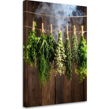 Obraz Obraz do kuchyně jídelny restaurace, Bylinky koření rostliny 40x60