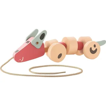 plyšák Cubika Pastel Tahací pes