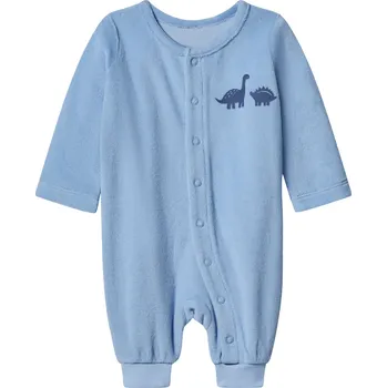 Kojenecký overall lupilu® Chlapecký overal na spaní (modrá, 74/80)