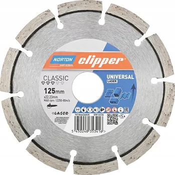Řezný kotouč Norton Clipper Classic Universal Laser Diamantový kotouč 125 x 22,23 x 7/2,2 70184626835