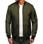 PŘECHODNÁ PÁNSKÁ BUNDA BOMBER ZELENÁ AK95 DENLEY_M