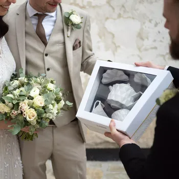 Čajová souprava Goldfinger porcelán 600 ml bílá