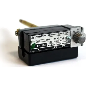 Termostat termostat TH 163 50-90°C / 100mm / 3 svorky
