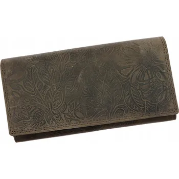 Peněženka Gregorio peněženka z pravé kůže hnědá - dámská