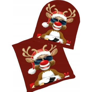 Čepice Dětská zimní podzimní sada Čepice Nákrčník Sob