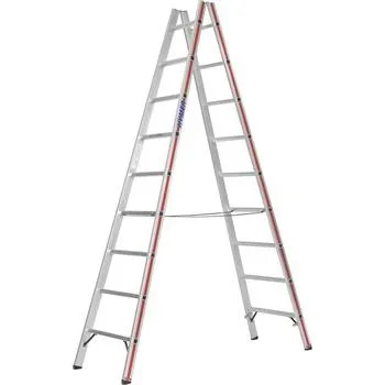 Žebřík HYMER hliníkové štafle 6023, 2 x 9, délka 2,69 m