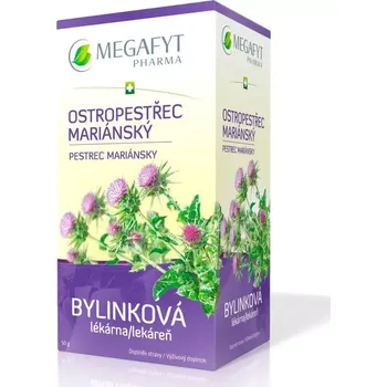 Horký nápoj Megafyt Ostropestřec mariánský bylinný čaj 20x 2,5 g