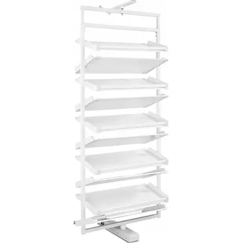 Botník Symphony otočný botník na 12 polic, bílý